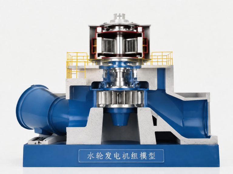 遂宁水轮发电机组剖视模型